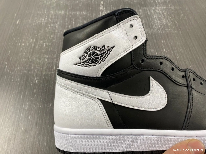 Rep Husky DZ5485-010 Jordan High OG Air 1 Reverse Panda 0820